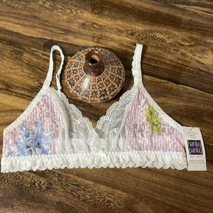 Hanky Panky Garden Strips Lace Bralette